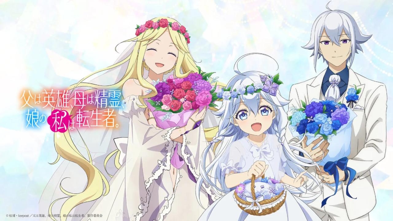 انمي Chichi wa Eiyuu, Haha wa Seirei, Musume no Watashi wa Tenseisha الحلقة 4 الرابعة مترجمة