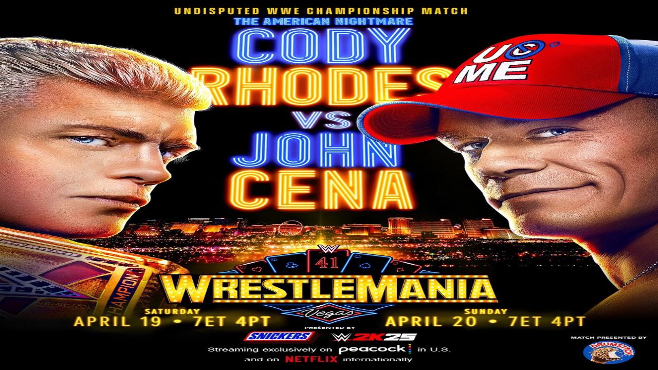 عرض 2025 WWE WrestleMania 41 Night 2 مترجم